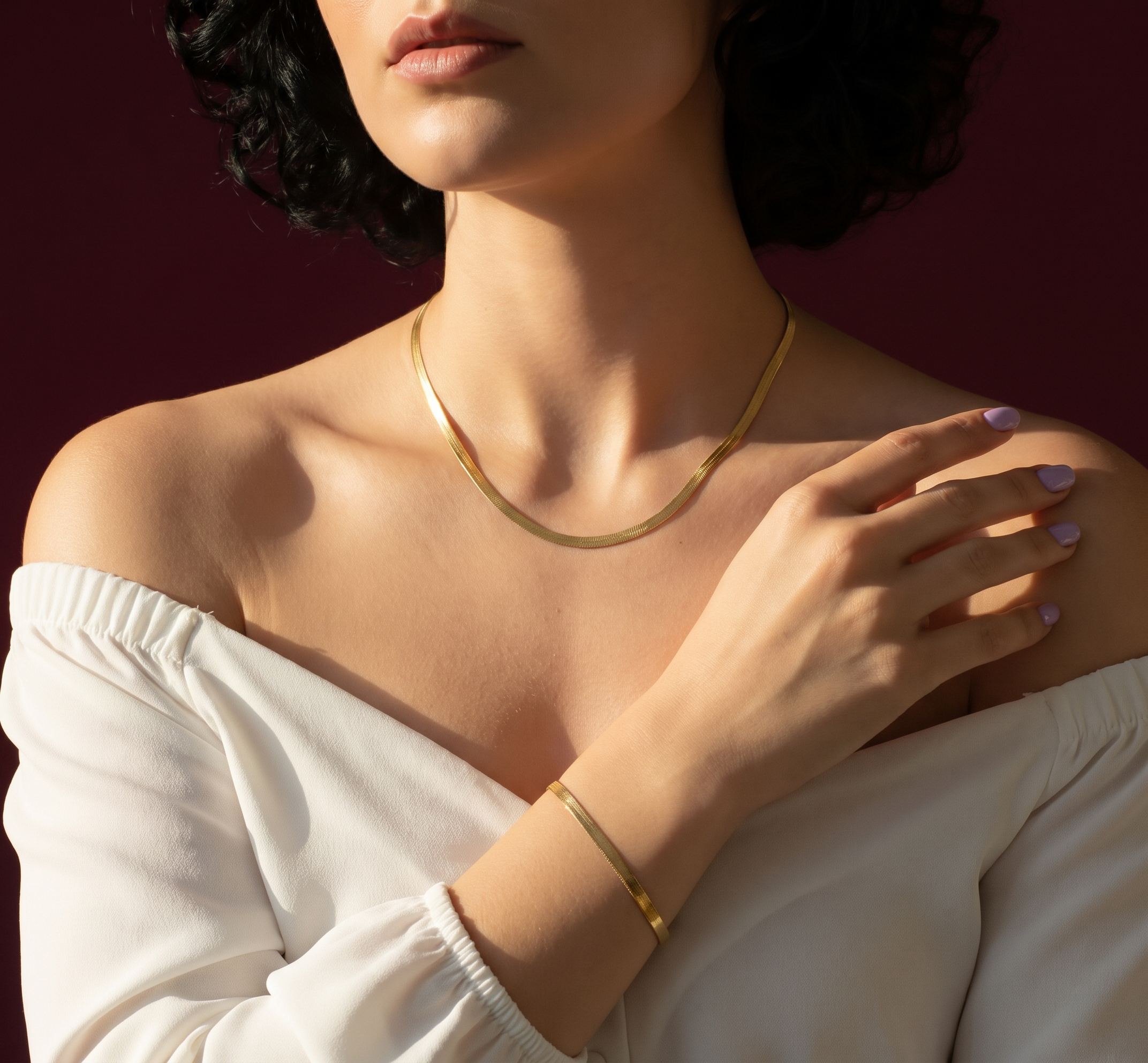 Colar e Pulseira Velum