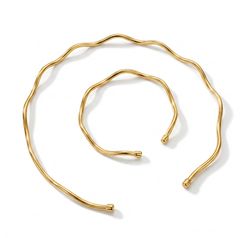 Pulseira e colar Ondea