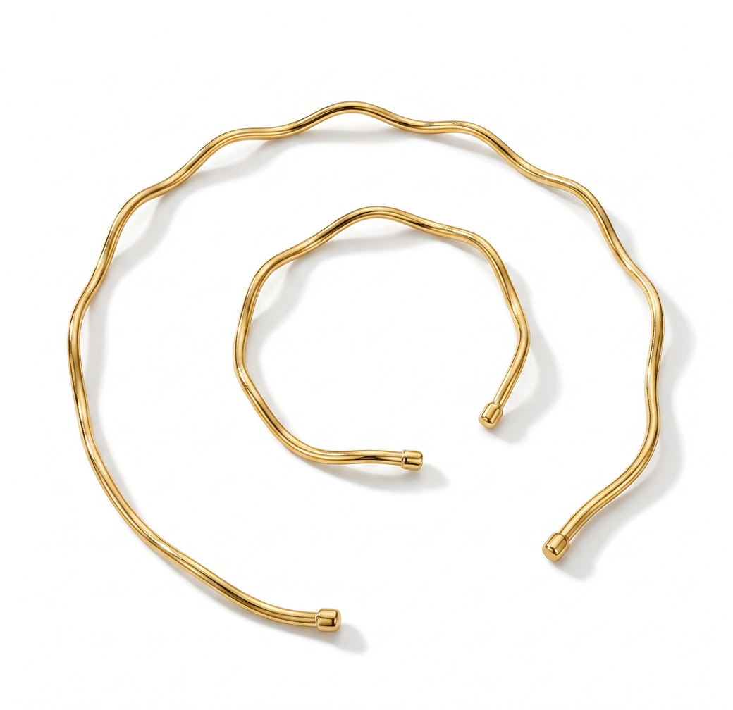 Pulseira e colar Ondea