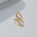Anel Solstício com diamante