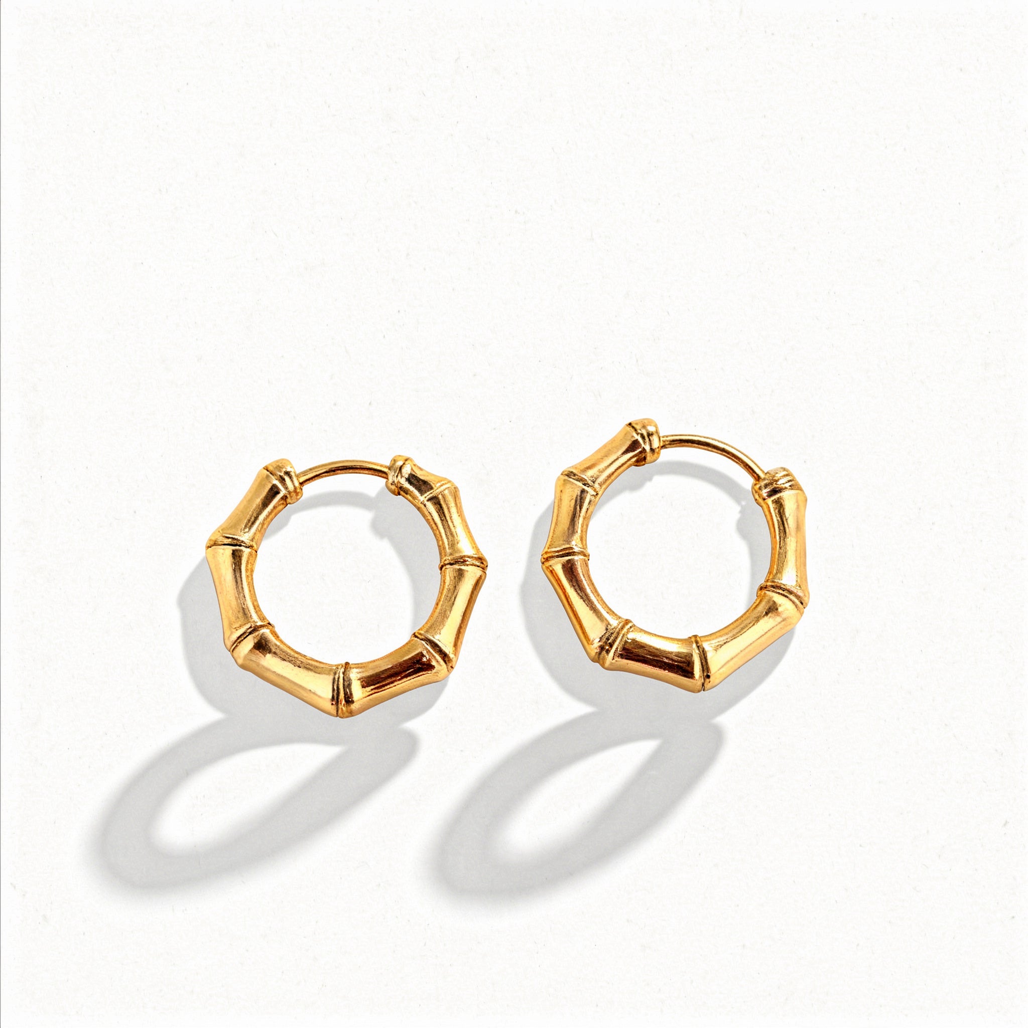 Nota de Bambu Banhado a Ouro 18k