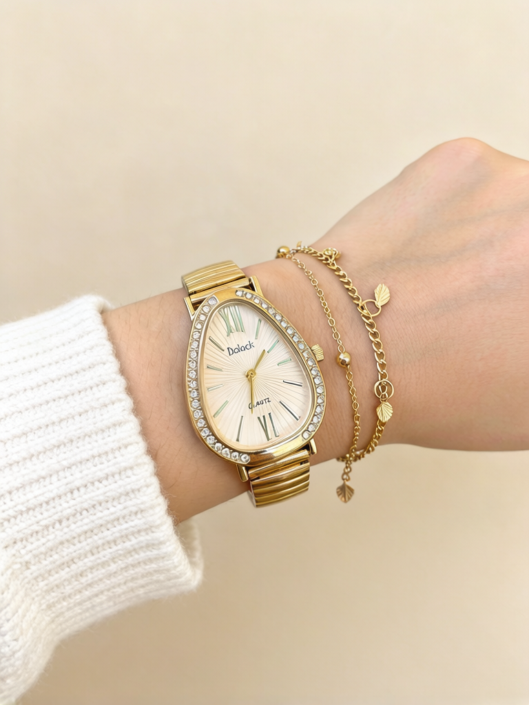 Conjunto Feminino Relógio Aurielle + Brinde
