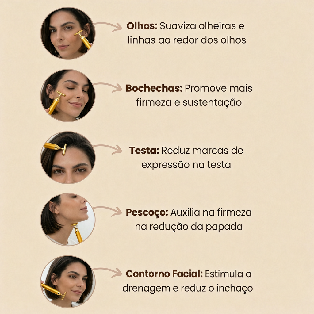 Conjunto Feminino Relógio Aurielle + Brinde