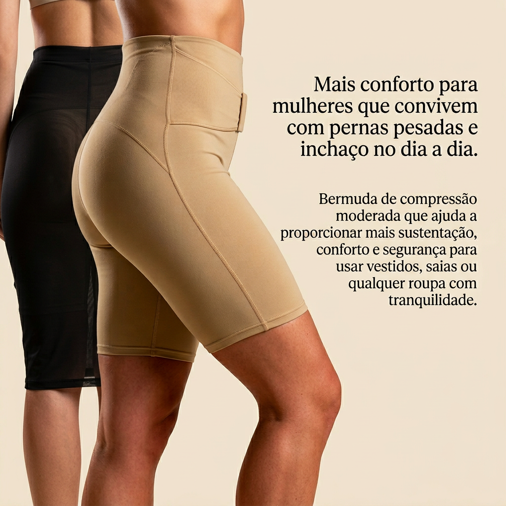 Bermuda compressiva feminina Alívia