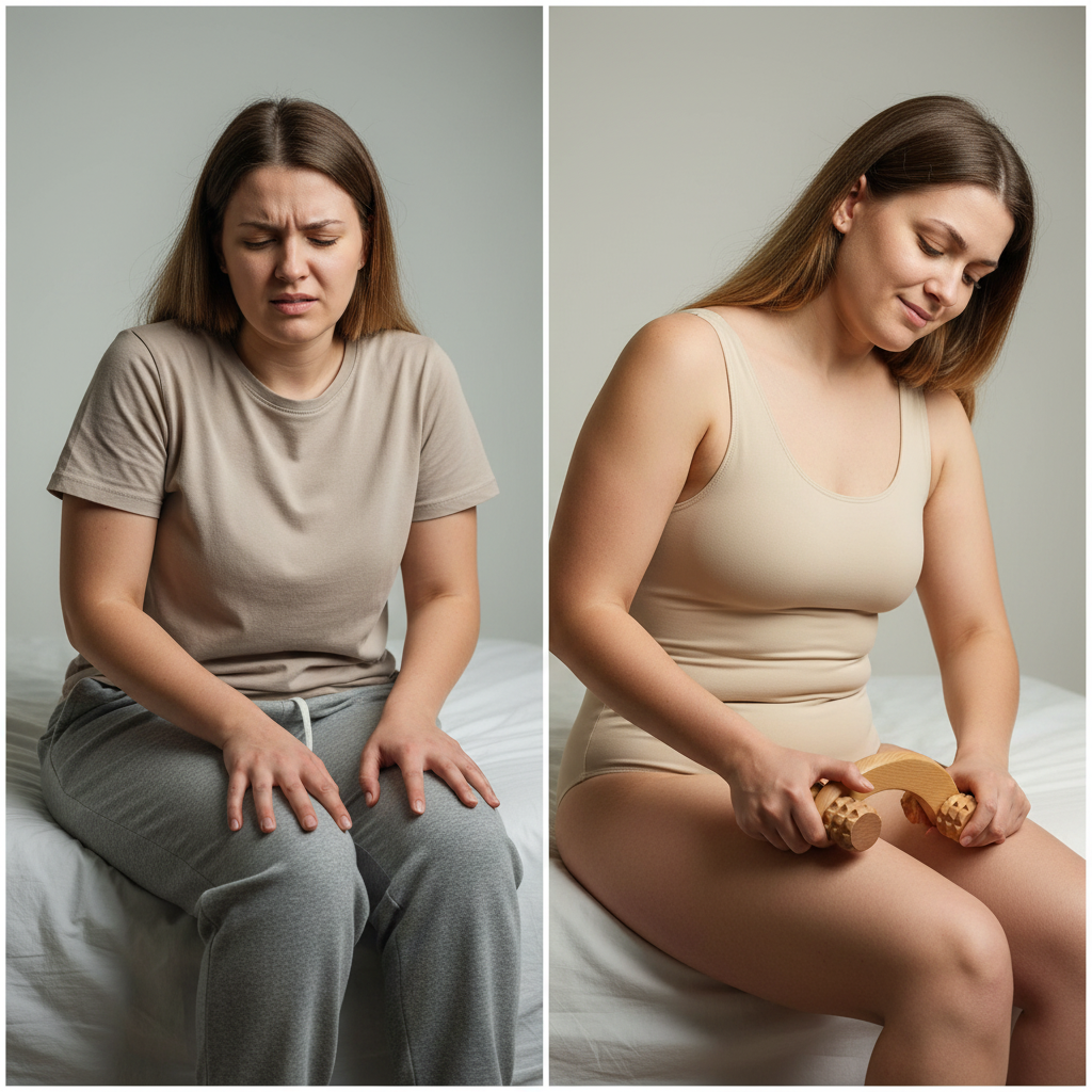 Massageador manual para pernas