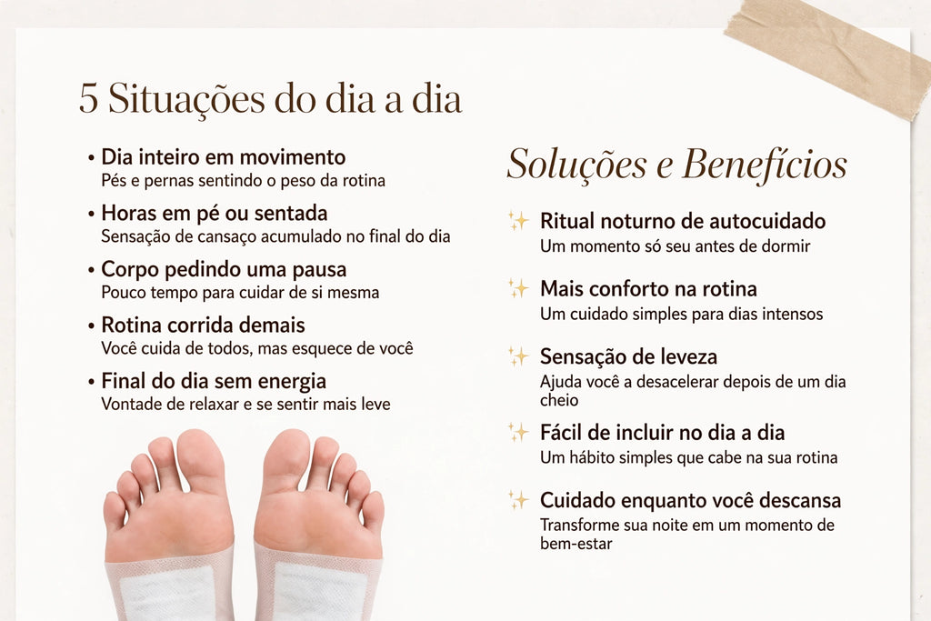 Pausa Leve Adesivo Relaxante Noturno